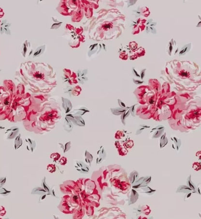 Cath Kidston Brampton Bunch Raspberry Cushion Cover , Vintage Rose Pillow cover