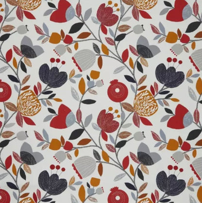iLiv Scarlet Red Pomegranate Trail Floral Cushion Cover , Throw Pillow , Scatter Cushions , Cushion Cover UK