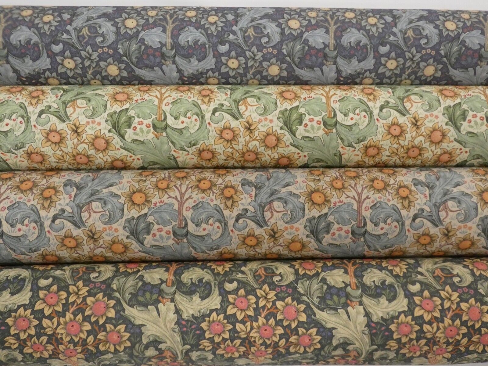 William Morris Orchid Cotton Tablecloth: Handmade Floral Table Linen