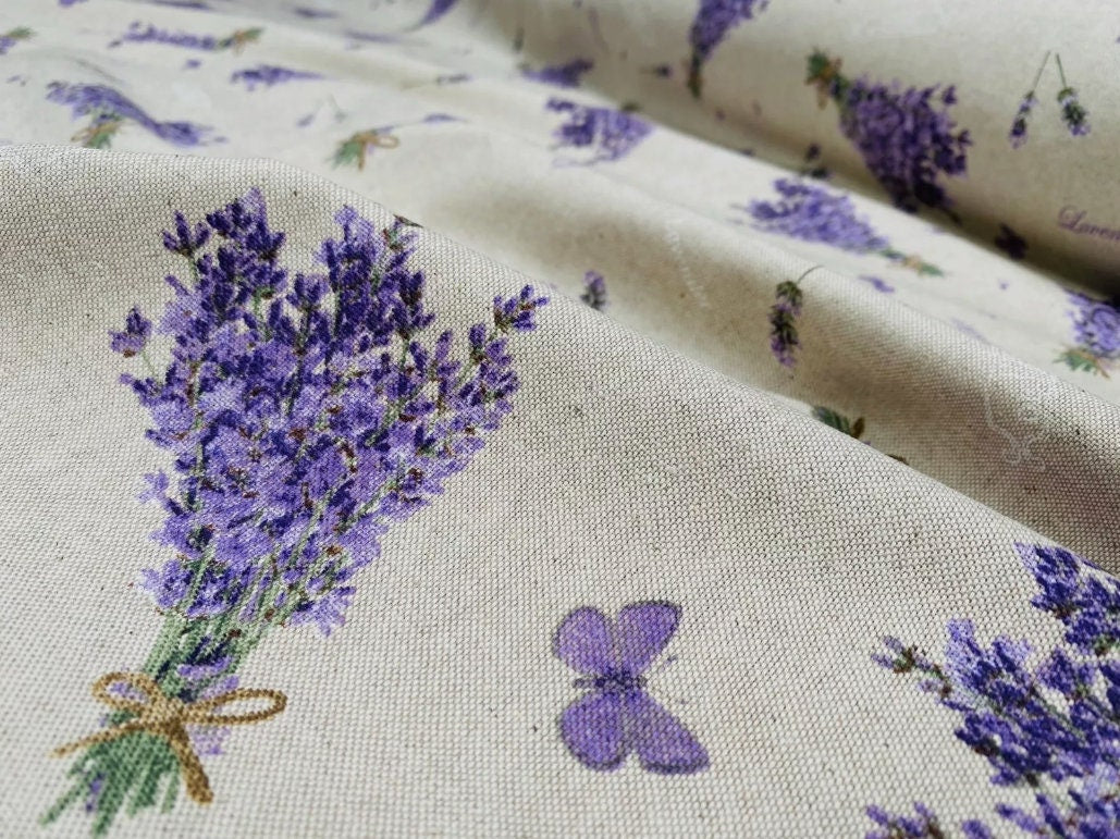Lavender Tablecloth , Linen Tablecloth , Rectangle Square Tablecloth , Round Tablecloth , Oval Tablecloth
