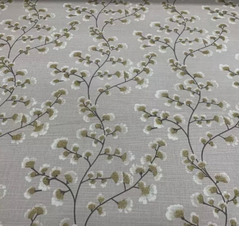 Haiku Blossom Floral Beige Gold Cushion Cover , Throw Pillow , Scatter Cushions , Cushion Cover UK
