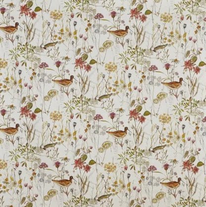 Floral Birds Cushion Cover , Wetland Auburn Birds Cushion Cover , Throw Pillow , Scatter Cushions , Cushion Cover UK