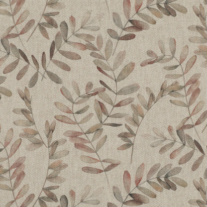 Botanical Leaf Leaves Tablecloth ,Lamina Umber Tablecloth , Linen Look Tablecloth , Round Tablecloth , Oval Tablecloth , Rectange Tablecloth