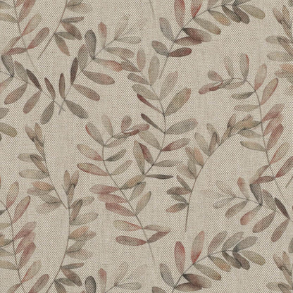 Botanical Leaf Leaves Tablecloth ,Lamina Umber Tablecloth , Linen Look Tablecloth , Round Tablecloth , Oval Tablecloth , Rectange Tablecloth