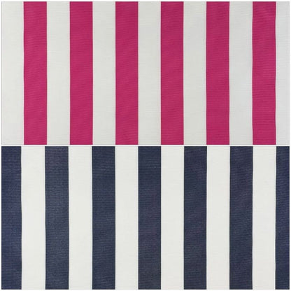 Striped Water Resistant Tablecloth, Outdoor PV Coated Fabric, Handmade UK