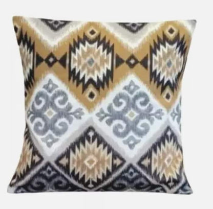 Navajo Aztec Geometric Cushion Cover , Tamarind Brown Beige Cushion Cover , Throw Pillow , Scatter Cushions , Cushion Cover UK
