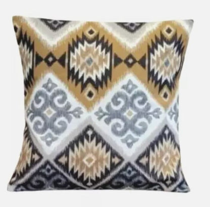 Navajo Aztec Geometric Cushion Cover , Tamarind Brown Beige Cushion Cover , Throw Pillow , Scatter Cushions , Cushion Cover UK