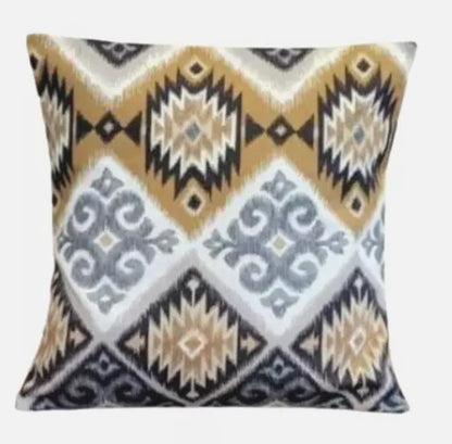 Navajo Aztec Geometric Cushion Cover , Tamarind Brown Beige Cushion Cover , Throw Pillow , Scatter Cushions , Cushion Cover UK