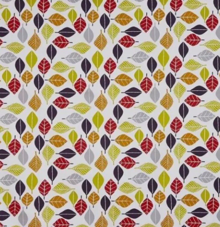 Fall Leaf Cushion Cover , Cushion Cover Tutti Fruiti Red Orange , Throw Pillow , Scatter Cushions , Cushion Cover UK