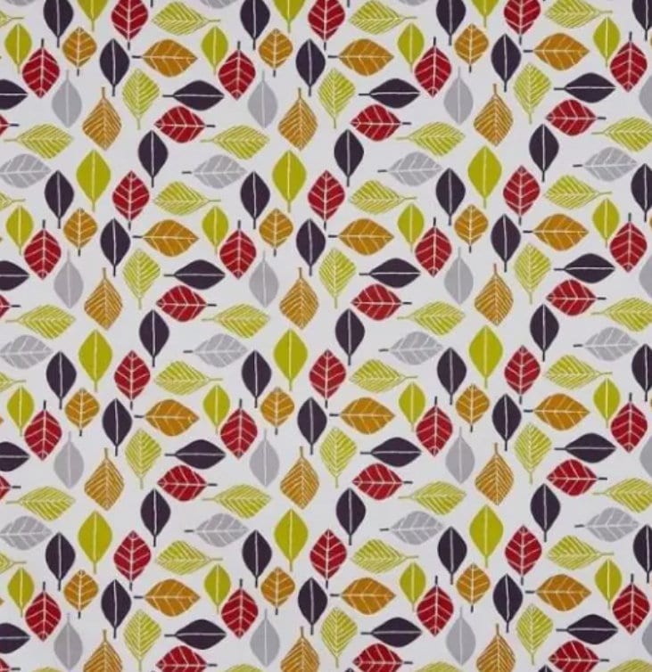 Fall Leaf Cushion Cover , Cushion Cover Tutti Fruiti Red Orange , Throw Pillow , Scatter Cushions , Cushion Cover UK