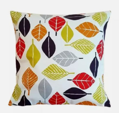 Fall Leaf Cushion Cover , Cushion Cover Tutti Fruiti Red Orange , Throw Pillow , Scatter Cushions , Cushion Cover UK