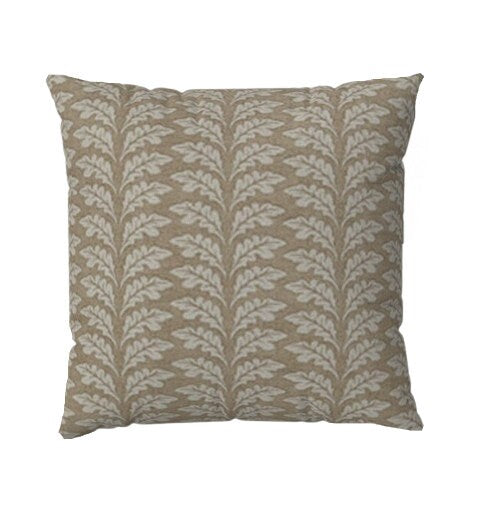 Leaf Leaves Cushion Cover , ILiv Woodcote Caramel Beige Natural Cushion Cover , Throw Pillow , Scatter Cushions , Cushion Cover UK