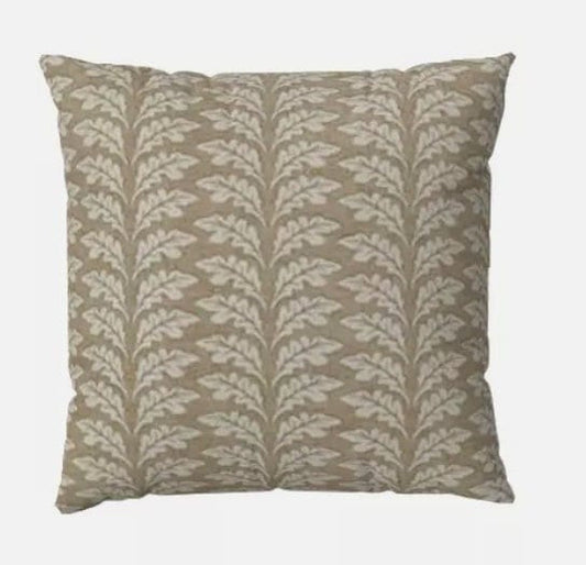 Leaf Leaves Cushion Cover , ILiv Woodcote Caramel Beige Natural Cushion Cover , Throw Pillow , Scatter Cushions , Cushion Cover UK