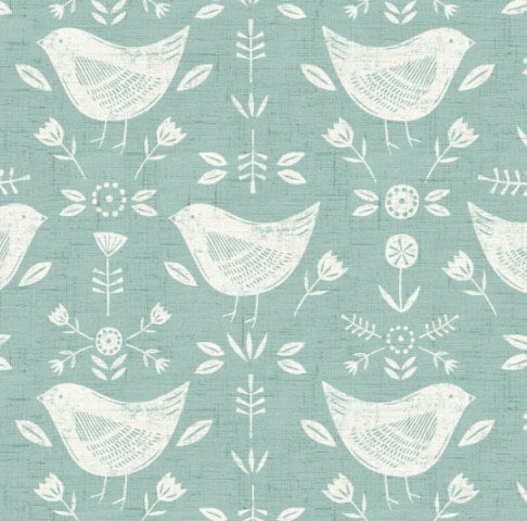 Oval Scandi Birds Tablecloth , Fryetts Narvik Birds Tablecloth , Round Oval Tablecloth , Rectangle Tablecloth , Orange Tablecloth