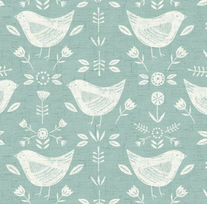 Oval Scandi Birds Tablecloth , Fryetts Narvik Birds Tablecloth , Round Oval Tablecloth , Rectangle Tablecloth , Orange Tablecloth