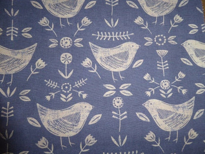 Oval Scandi Birds Tablecloth , Fryetts Narvik Birds Tablecloth , Round Oval Tablecloth , Rectangle Tablecloth , Orange Tablecloth