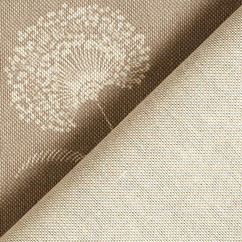 Oval Floral Dandelions Tablecloth , Linen Look Tablecloth , Round Tablecloth , Oval Tablecloth , Rectange Tablecloth