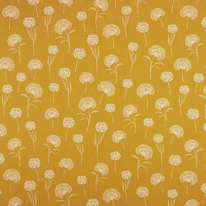 Round Dandelions Yellow Tablecloth , Linen Look Tablecloth , Round Tablecloth , Oval Tablecloth , Rectange Tablecloth