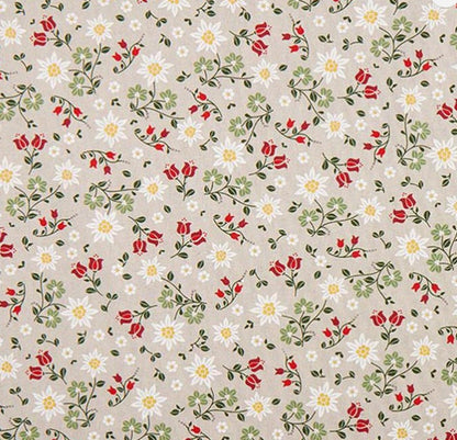 Edelweiss Natural Cushion Cover , Floral Pillow cover , Throw Pillow , Scatter Cushions , Cushion Cover UK