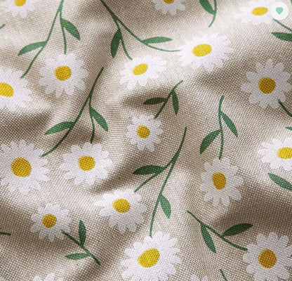 Daisies Natural Cushion Cover , Floral Pillow cover , Throw Pillow , Scatter Cushions , Cushion Cover UK