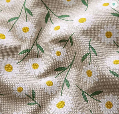 Daisies Natural Cushion Cover , Floral Pillow cover , Throw Pillow , Scatter Cushions , Cushion Cover UK