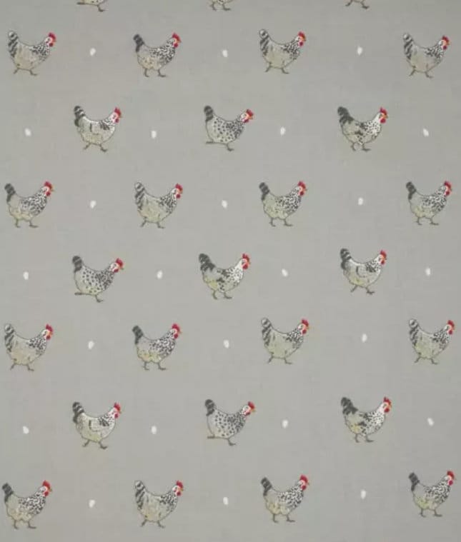 Sophie Allport Chicken Print Cushion Cover, Handmade Cotton Throw Pillow