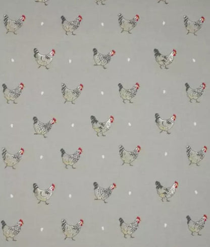 Sophie Allport Chicken Print Cushion Cover, Handmade Cotton Throw Pillow