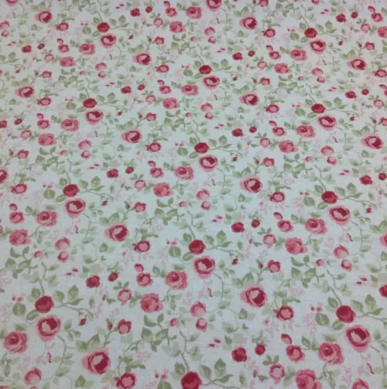 Maude Old Rose Floral Sage Green Red Cushion Cover , Throw Pillow , Scatter Cushions , Cushion Cover UK