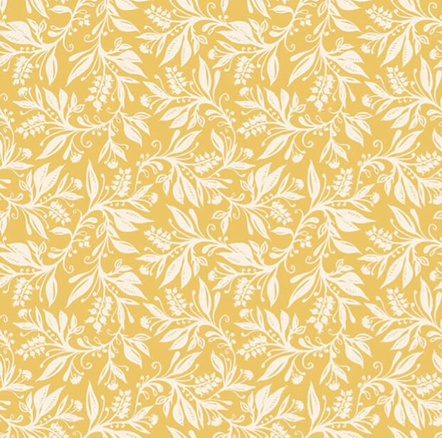 Berry Clusters Leaves Floral Ochre Yellow Cushion Cover , Throw Pillow , Scatter Cushions , Cushion Cover UK