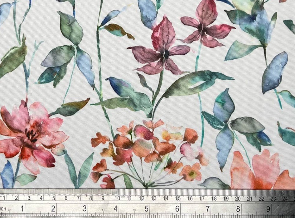 Floral Coated Tablecloth , Giardino Autumn Water Resistant Tablecloths , Outdoor Tablecloth , Round Oval Tablecloth , Rectangle Tablecloth