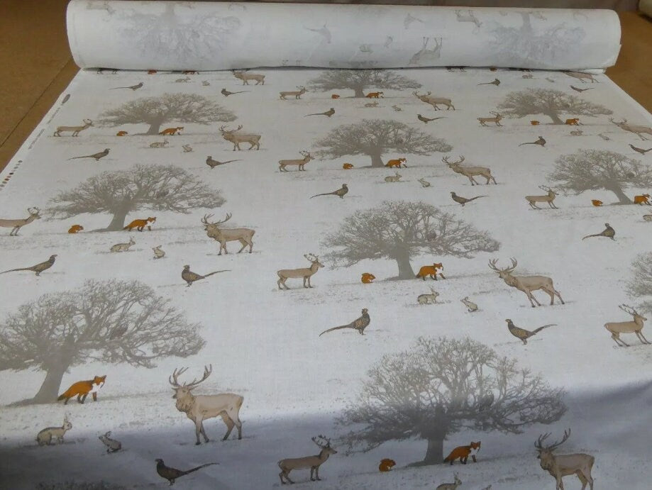 Wildlife Tatton Autumn Table Runner , Christmas Stags Table Runner , Table Decoration , Stags Table Runner , Various Size