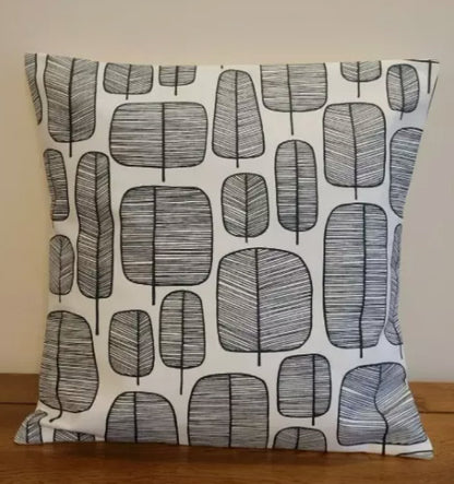 MissPrint Little Trees Monochrome Black White Cushion Cover , Trees Pillow cover , Throw Pillow , Scatter Cushions , Cushion Cover UK