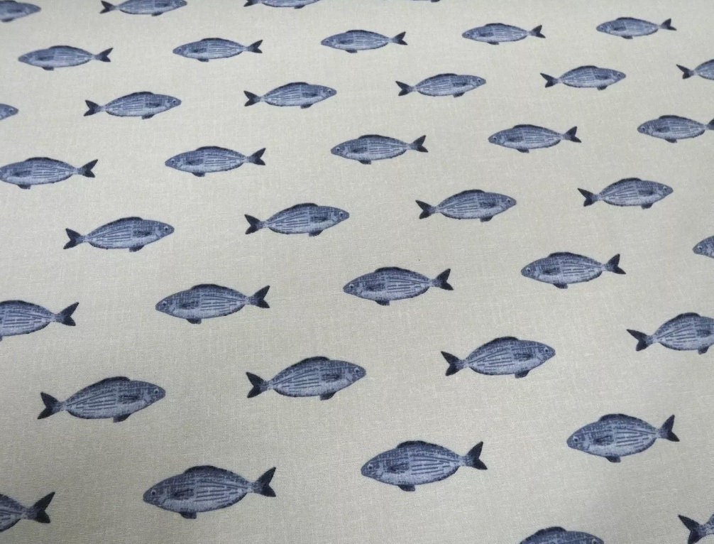 Fish Tablecloth , Nautical Marine Tablecloth , Round Tablecloth , Oval Tablecloth , Rectangle Square Tablecloth UK