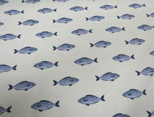 Fish Tablecloth , Nautical Marine Tablecloth , Round Tablecloth , Oval Tablecloth , Rectangle Square Tablecloth UK