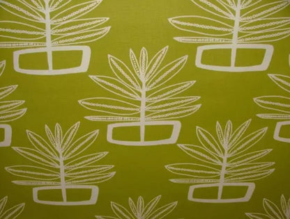 Scandi Floral Green Lime Cushion Cover , Leaf Cushion Cover , Throw Pillow , Scatter Cushions , Cushion Cover UK