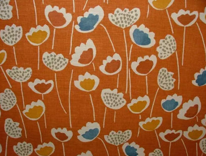 Scandi Floral Tulip Cushion Cover , Meeko Clara Mango Orange Cushion Cover , Throw Pillow , Scatter Cushions , Cushion Cover UK