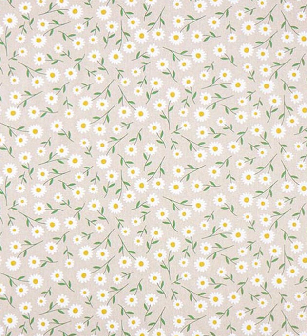 Daisies Natural Cushion Cover , Floral Pillow cover , Throw Pillow , Scatter Cushions , Cushion Cover UK