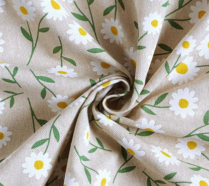Daisies Natural Cushion Cover , Floral Pillow cover , Throw Pillow , Scatter Cushions , Cushion Cover UK