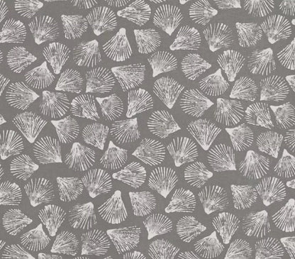 Seashells Cushion Cover , Sandbank Seashells Shale Grey Cushion Cover , Throw Pillow , Scatter Cushions , Cushion Cover UK