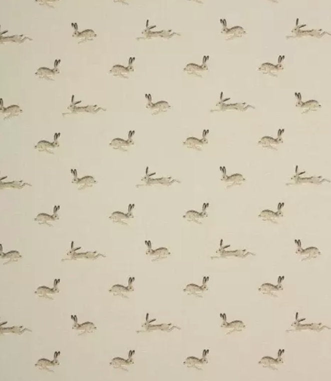 Sophie Allport Hare Rabbit Stone Cushion Cover