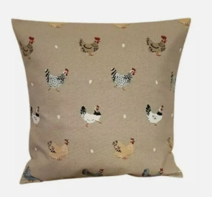 Sophie Allport Hen Chicken Cushion Cover , Sophie Allport Lay A Little Egg Hen Chicken Cushion Cover , Scatter Cushions , Cushion Cover UK