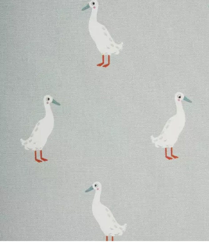 Sophie Allport Runner Duck Pale Blue Cushion Cover , Duck Cushion Cover , Scatter Cushions , Cushion Cover UK