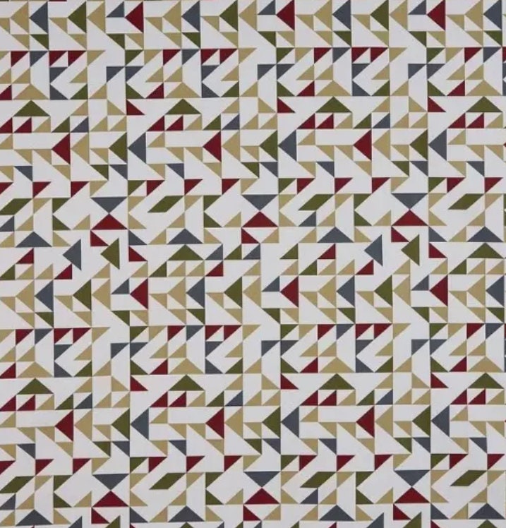 Geometric Throw Pillow Cover, Point To Point Design, Handmade Cotton