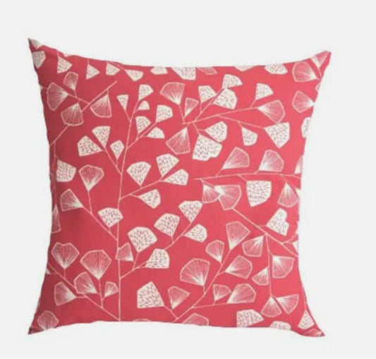 MissPrint Fern Coral Cushion Cover , Scandi Cushion Cover , Throw Pillow , Scatter Cushions , Cushion Cover UK