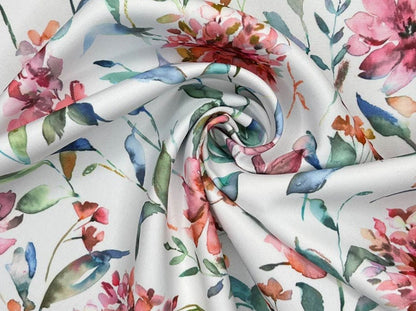 Floral Coated Tablecloth , Giardino Autumn Water Resistant Tablecloths , Outdoor Tablecloth , Round Oval Tablecloth , Rectangle Tablecloth