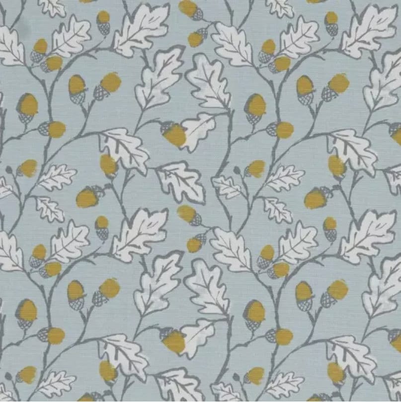 Acorn Trail Table Runner , Acorn Duckegg Blue Table Runner , Table Decoration , Autumn Table Runner , Various Size