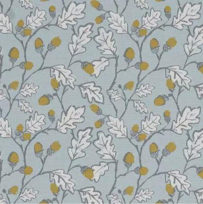 Acorn Trail Table Runner , Acorn Duckegg Blue Table Runner , Table Decoration , Autumn Table Runner , Various Size