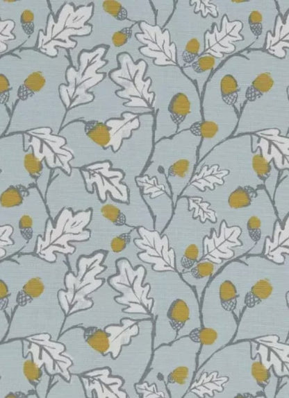 Acorn Trail Table Runner , Acorn Duckegg Blue Table Runner , Table Decoration , Autumn Table Runner , Various Size