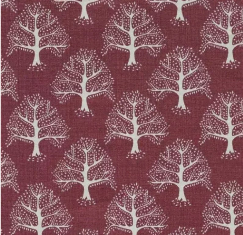 Great Oak Tree Cushion Cover , Red Floral Cushion Cover , Throw Pillow , Scatter Cushions , Cushion Cover UK