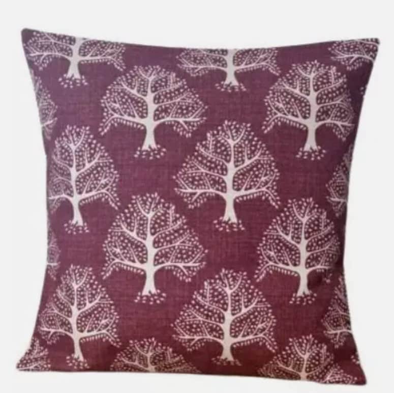 Great Oak Tree Cushion Cover , Red Floral Cushion Cover , Throw Pillow , Scatter Cushions , Cushion Cover UK
